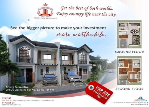 Make Your Investment Worthwhile At Ashira Crown Catarman, Dauis Town 